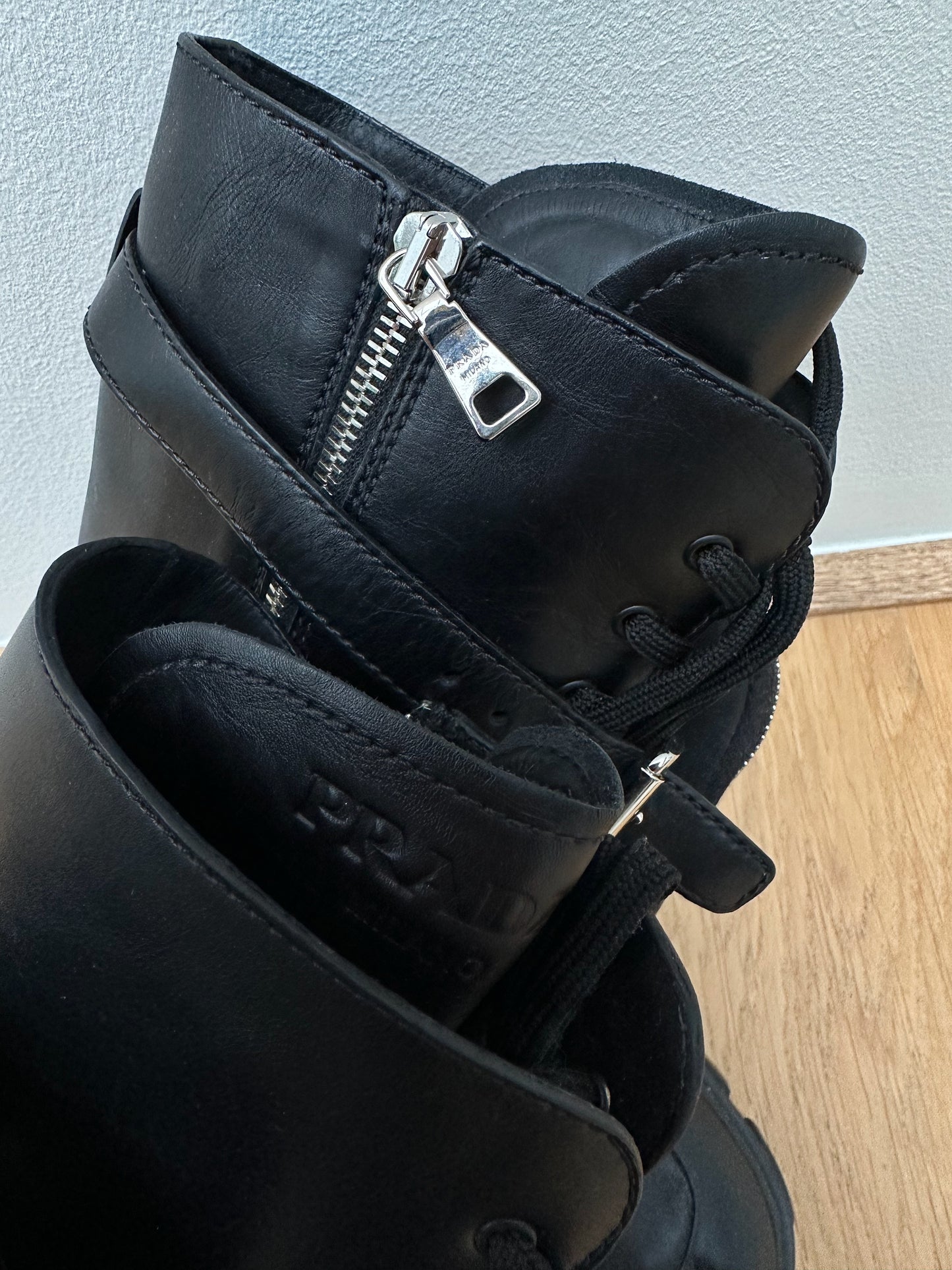 PRADA monolith boots