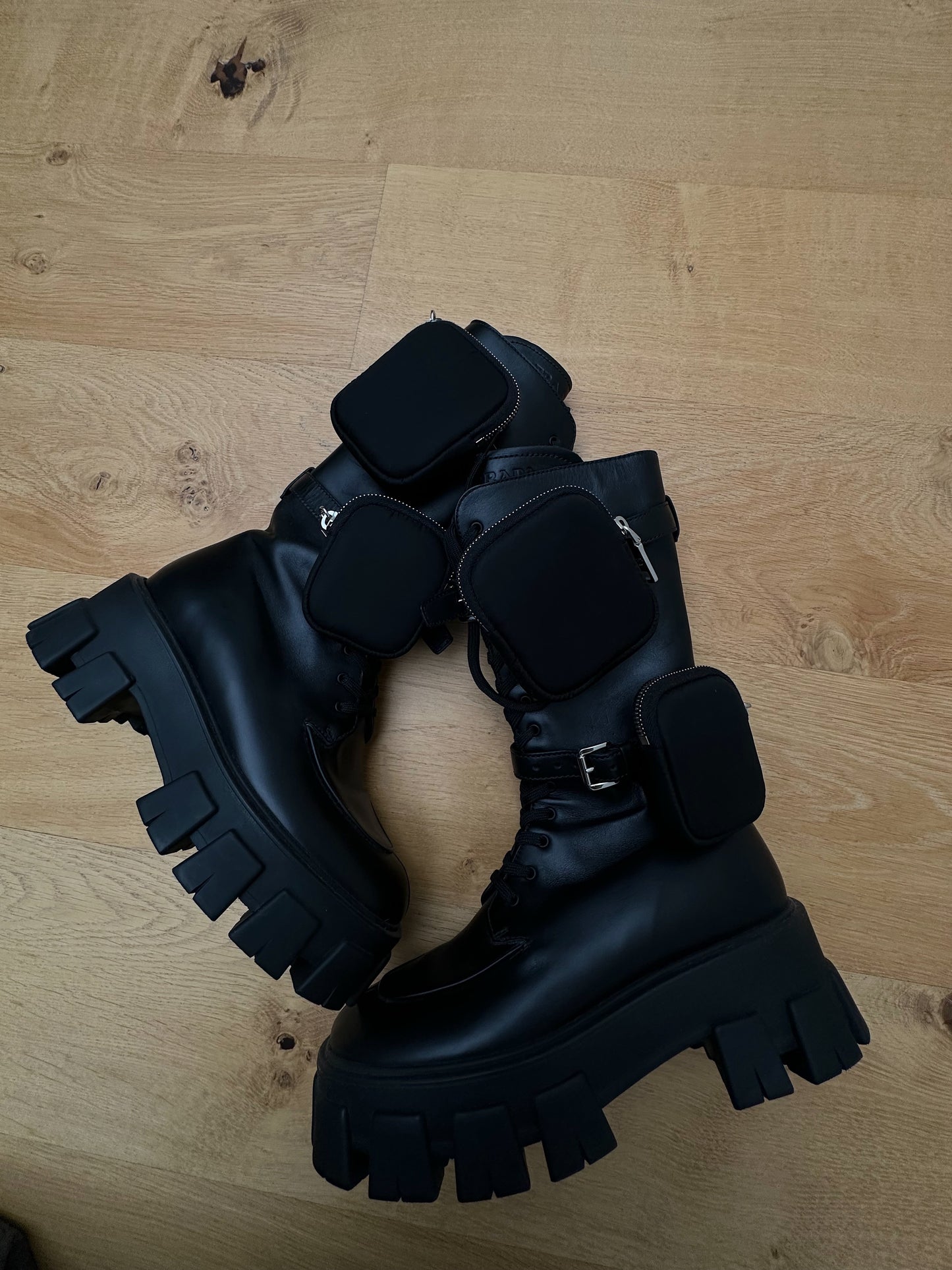 PRADA monolith boots