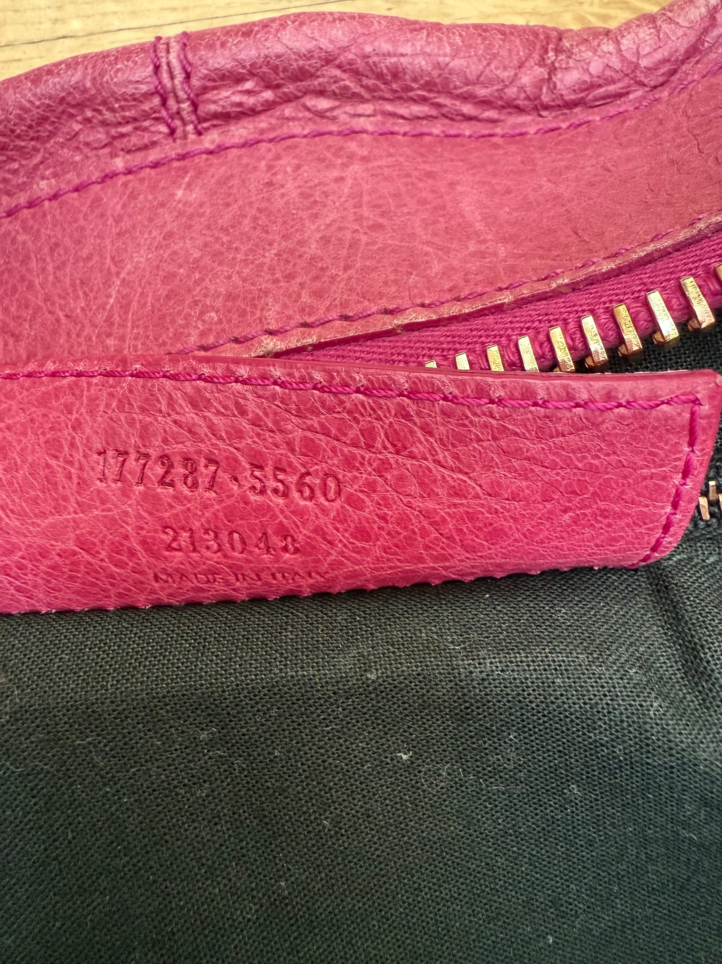 BALENCIAGA large pink weekender bag
