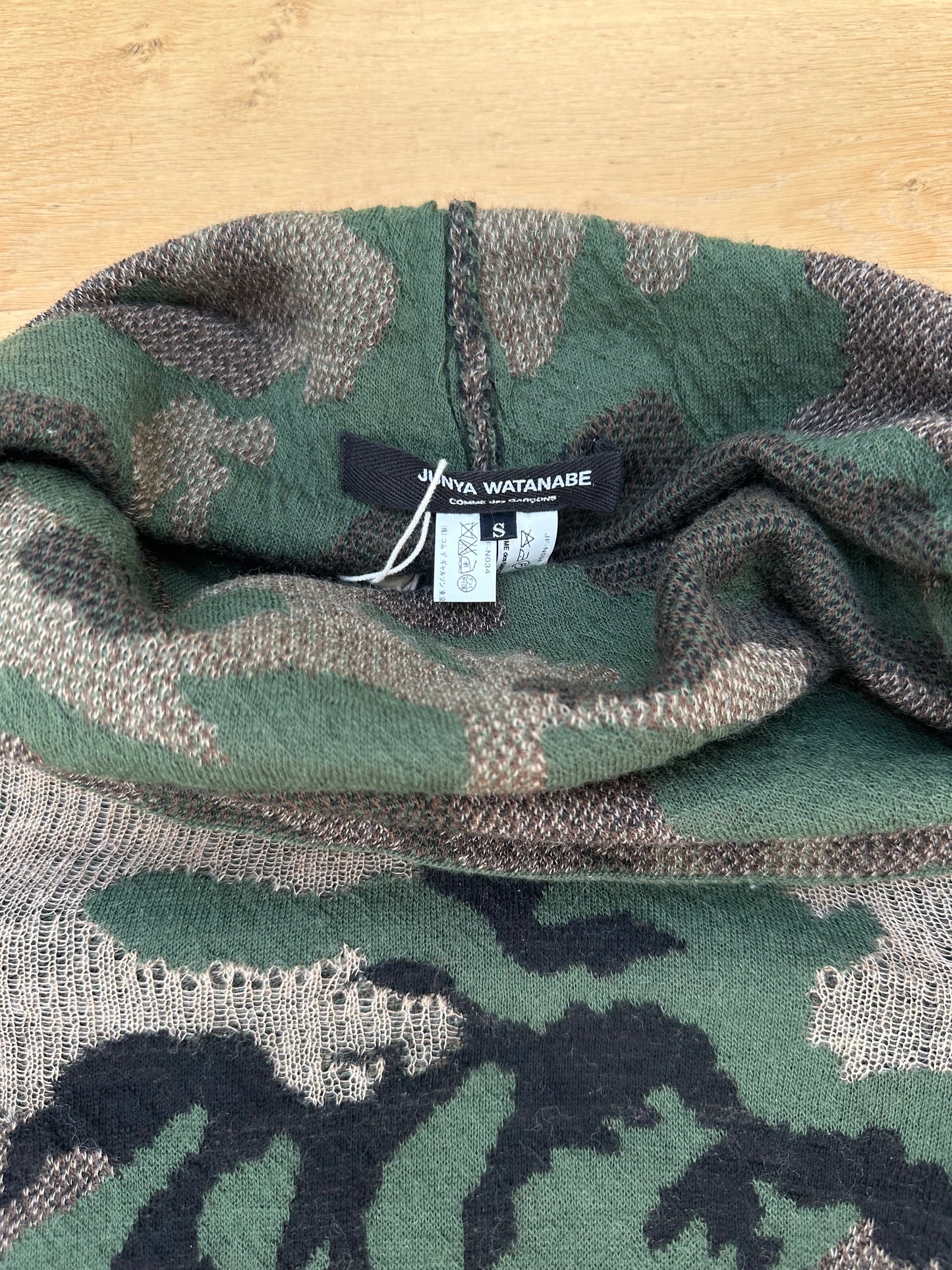 JUNYA WATANABE camo sweater