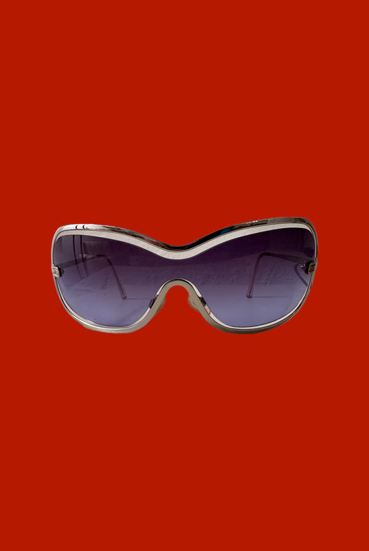 CHANEL vintage purple sunglasses
