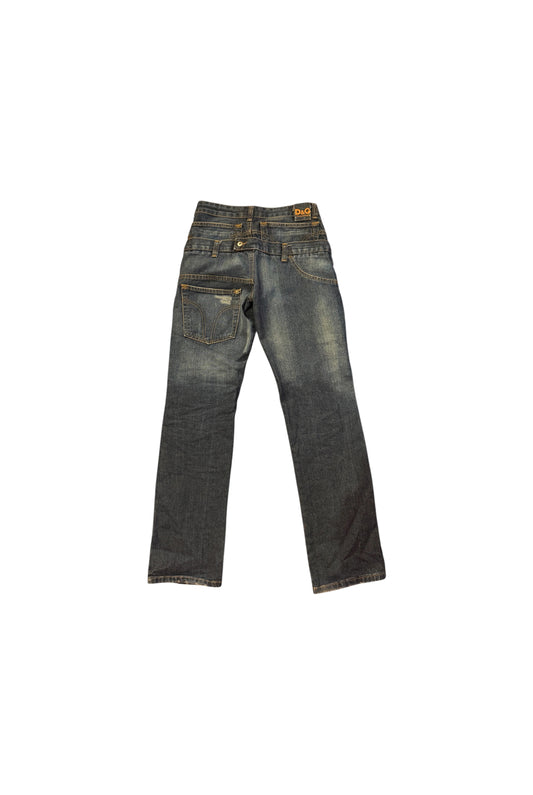 D&G vintage double jeans