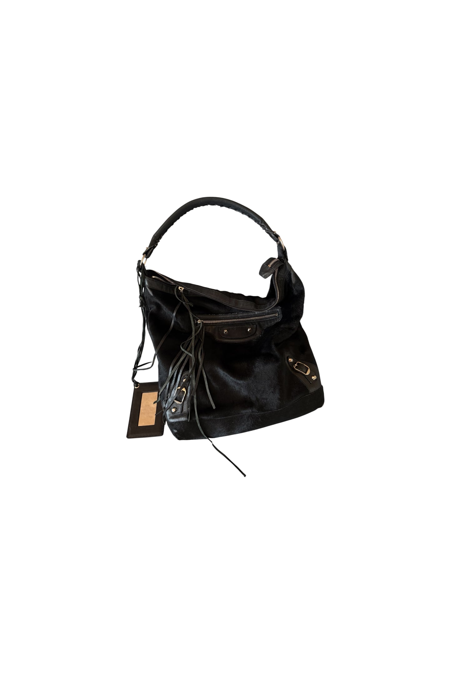 Balenciaga day fur bag
