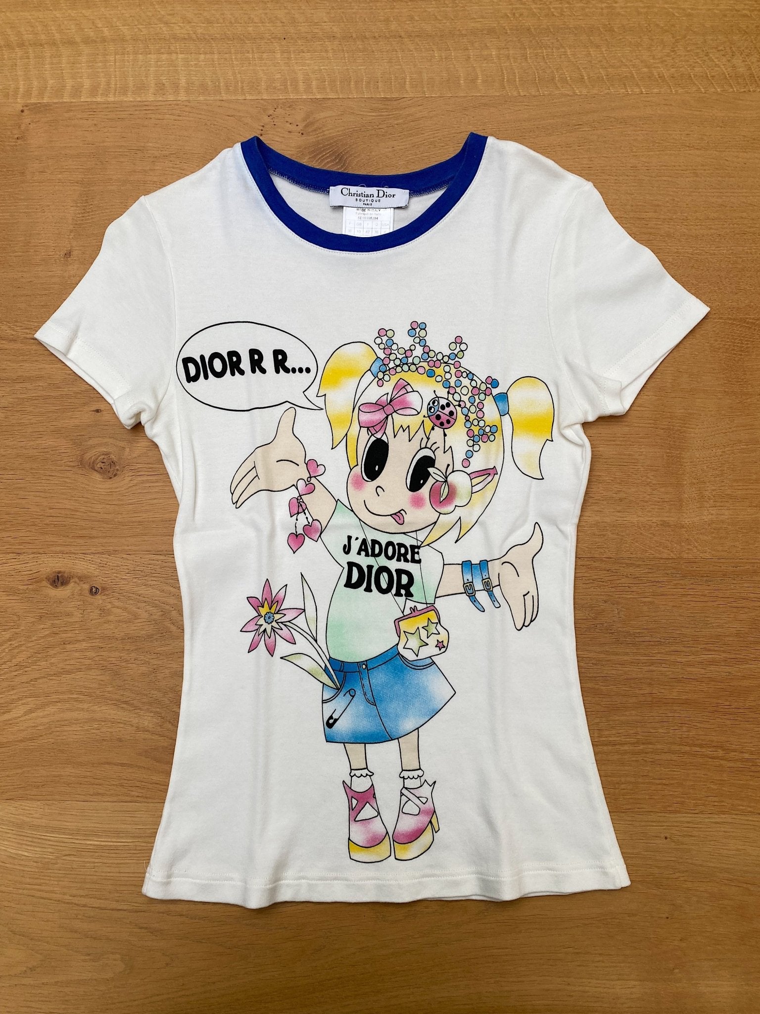 DIOR girl t-shirt - six__pistols designer fashion items