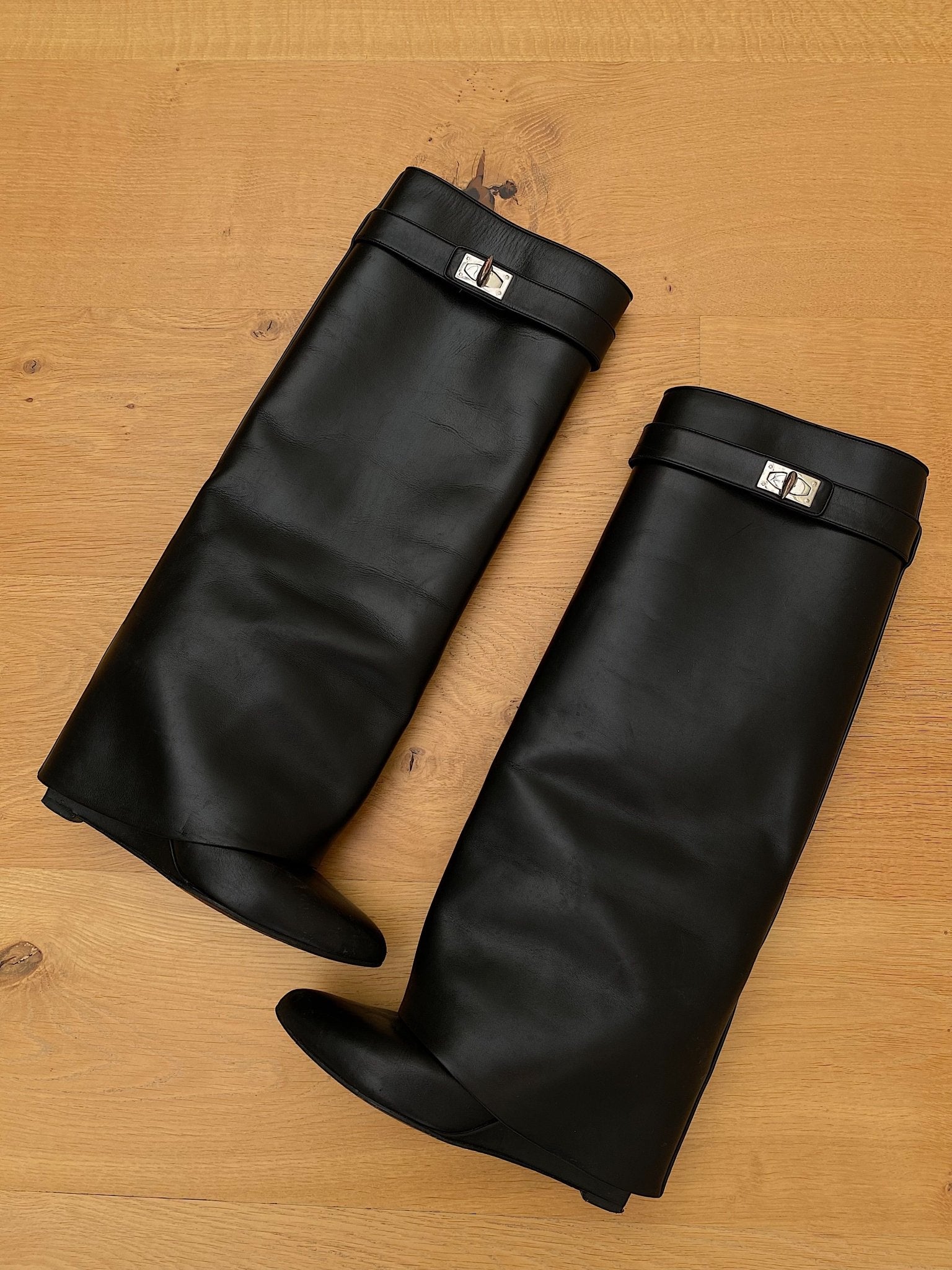 GIVENCHY leather shark boots - six__pistols designer fashion items