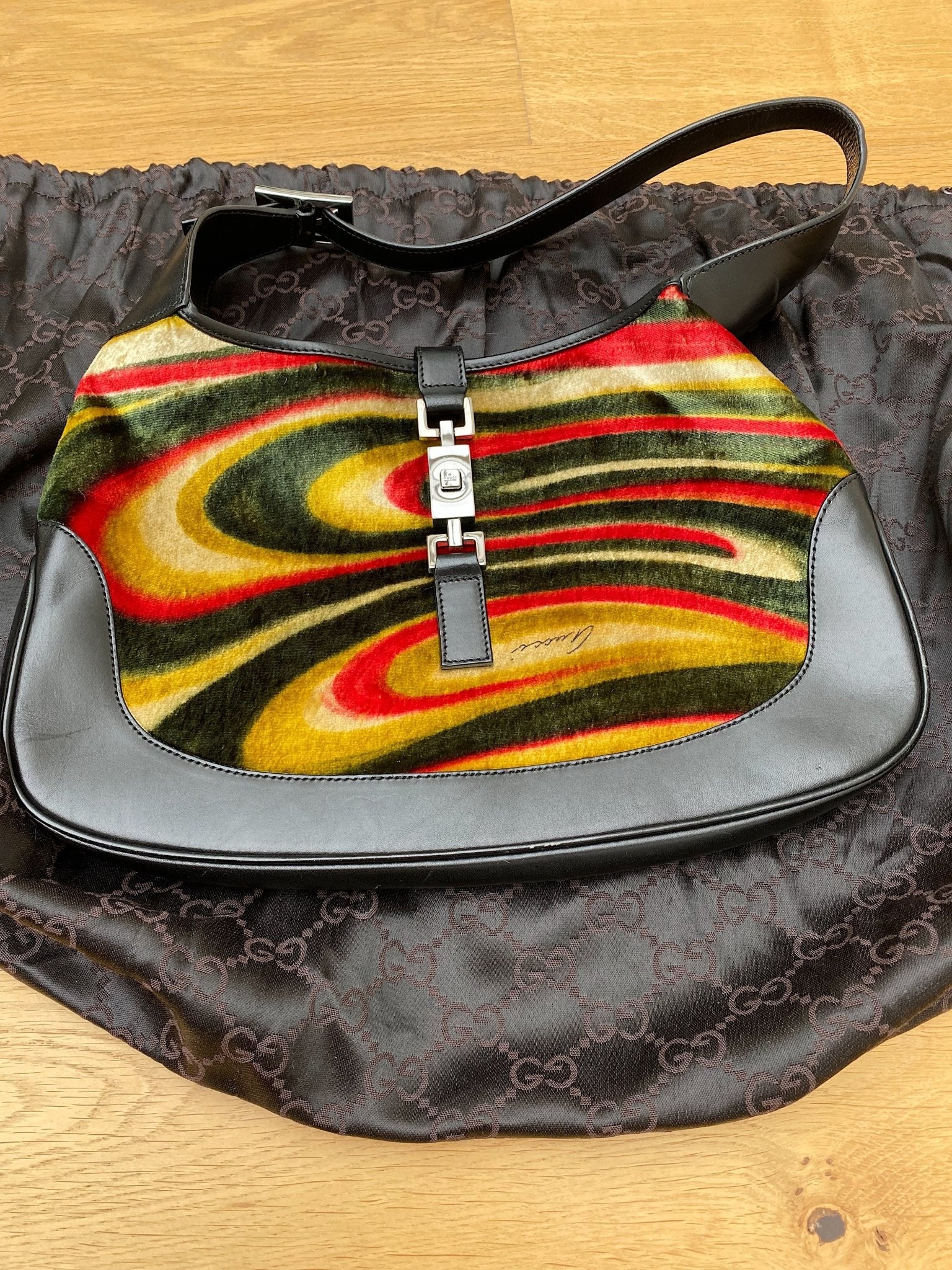 GUCCI psychedelic Jackie vintage bag - six__pistols designer fashion items