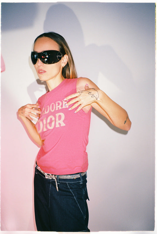 DIOR vintage pink J'ADORE t-shirt